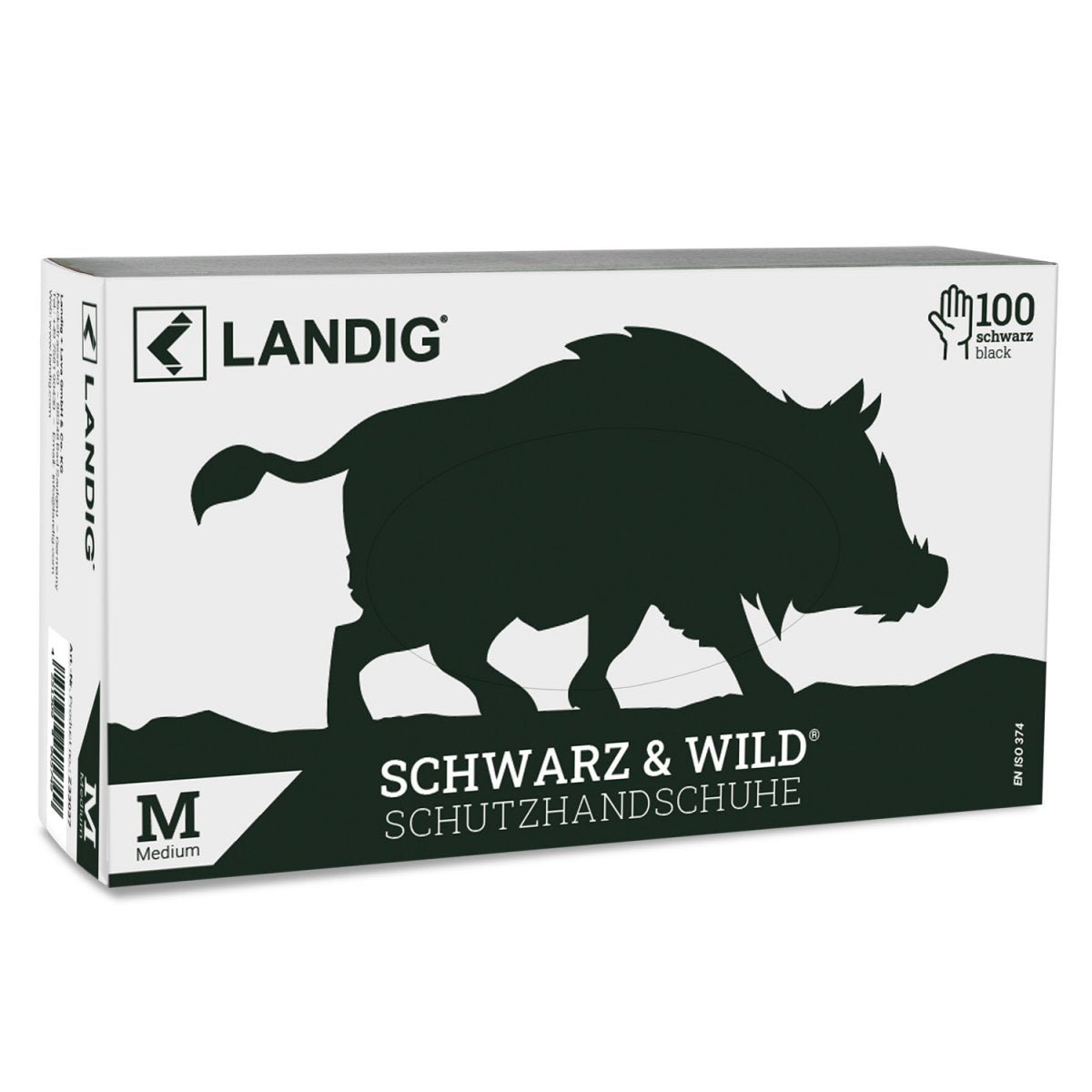 Black & Wild Protective Gloves - Landig