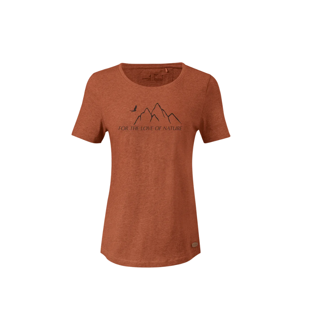 Camiseta mujer con montaña Swarovski Optik