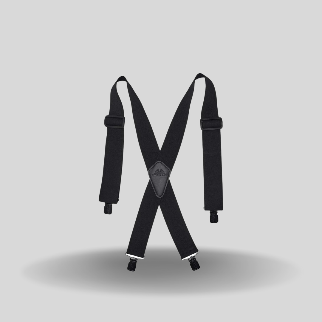Black Clip Suspenders