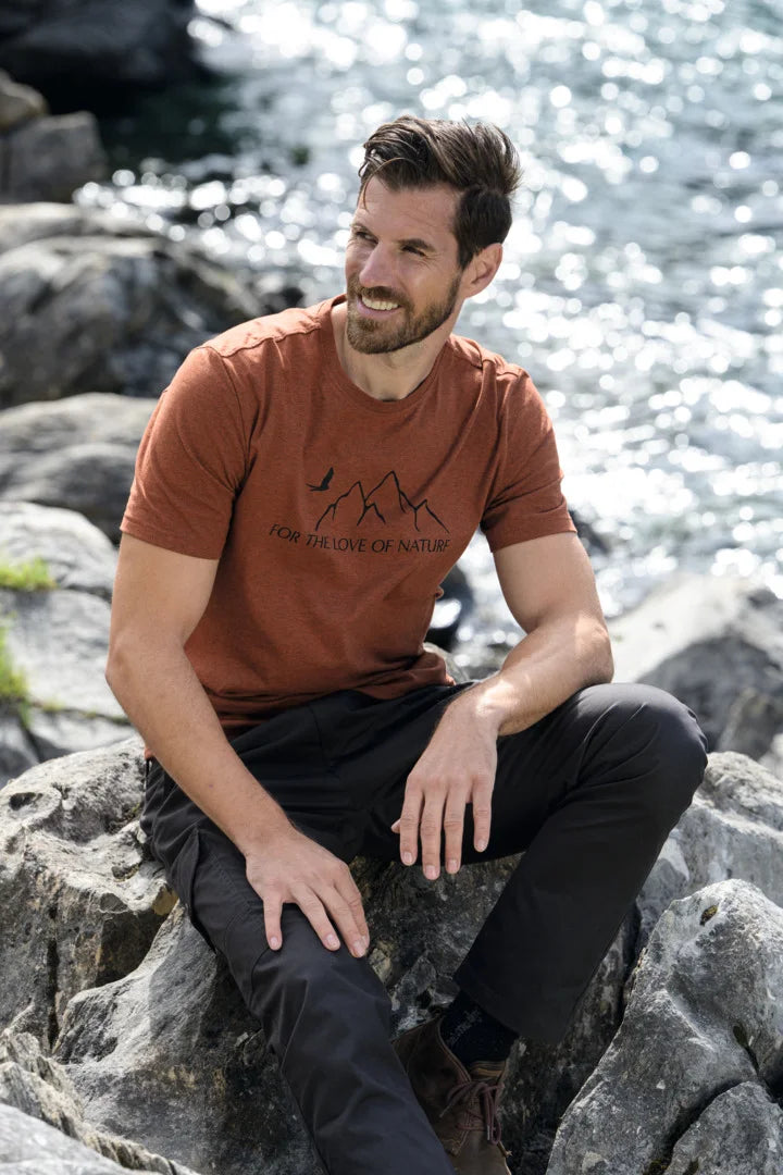 Camiseta hombre con montaña Swarovski Optik