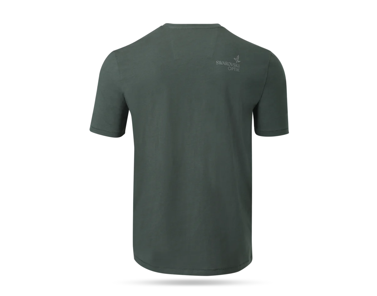 Camiseta hombre con ciervo Swarovski Optik