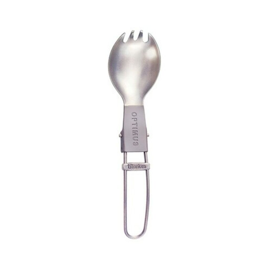 Spork de titanio Optimus plegable