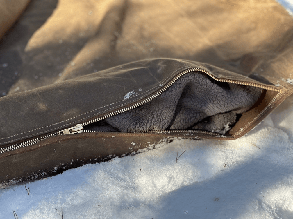 Petate de vaquero de piel encerada - Young Wild Hunters