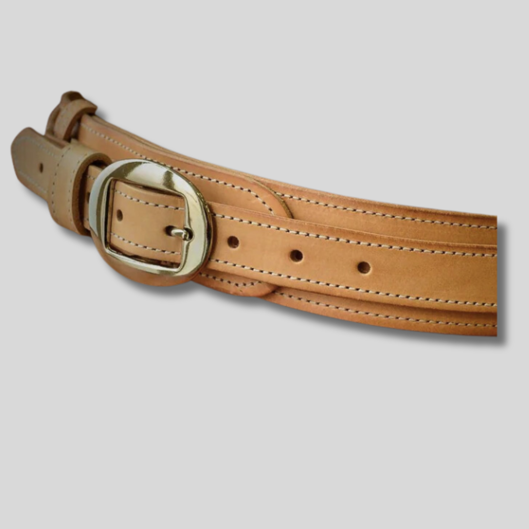 Cinturón Ranger natural encerado Quercur Leathercraft