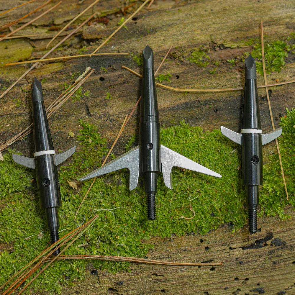 SWHACKER #202 2 BLADE 125 GRAIN 2.25″ CUT 3 PACK - Young Wild Hunters