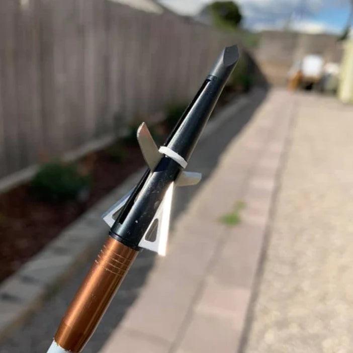 SWHACKER #258 HYBRID 125 GRAIN, 2.25″ CUT + 1″ BLEEDER - Young Wild Hunters