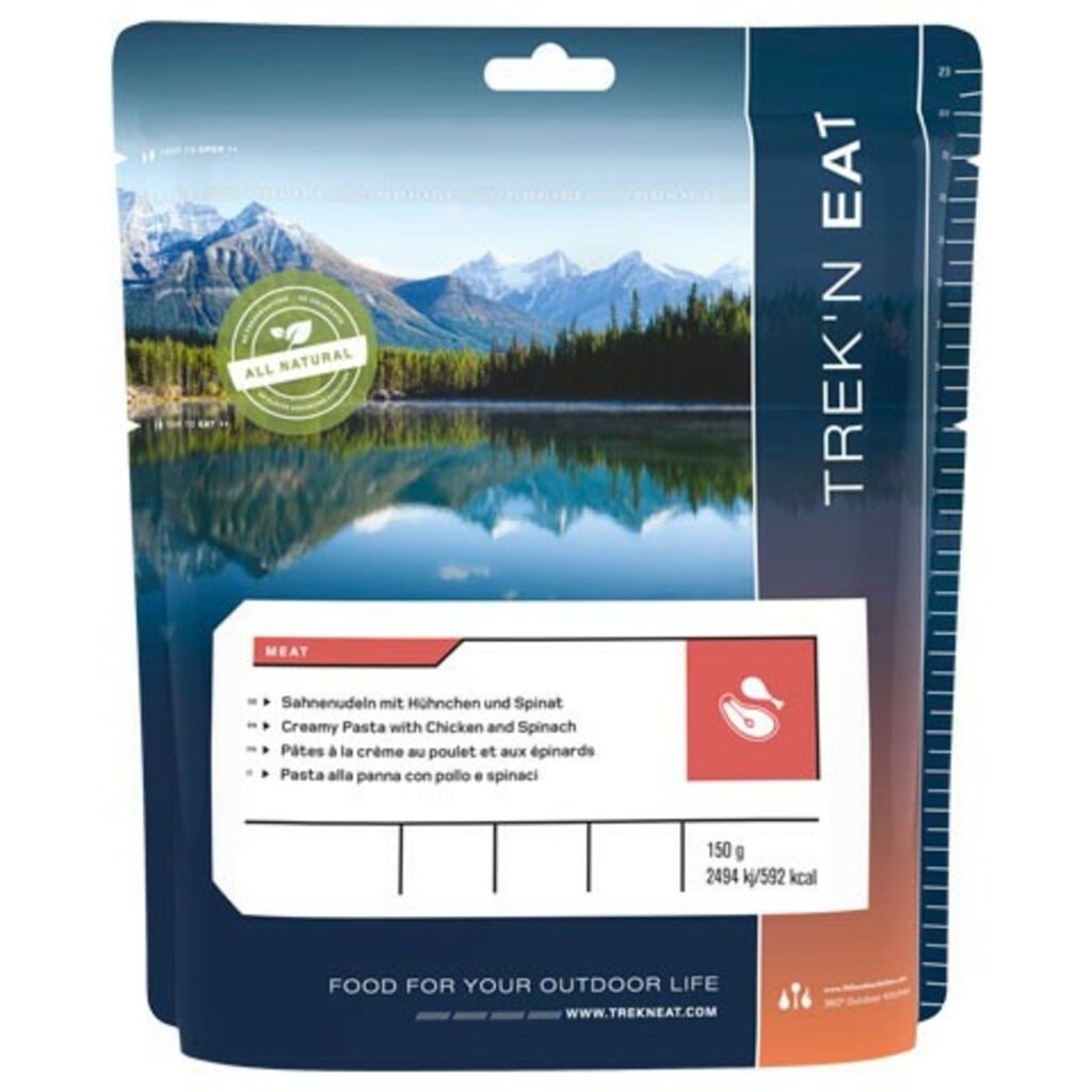 Trek'n Eat Chicken and Spinach Pasta