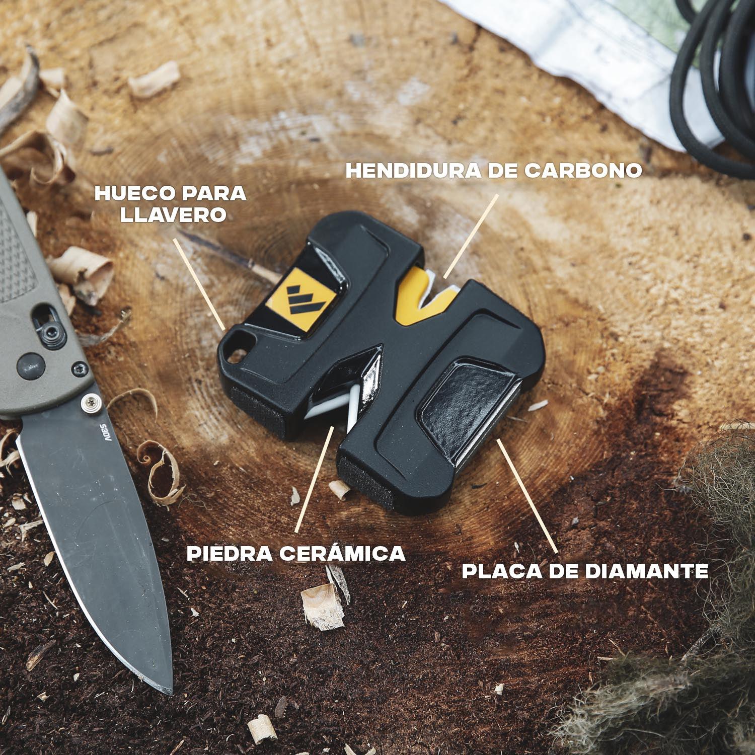Afilador de cuchillos de bolsillo multimaterial Work Sharp Work Sharp - Young Wild Hunters