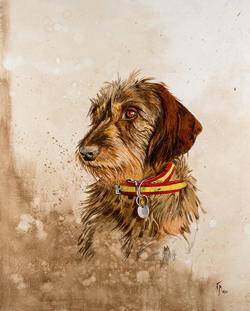 Cuadro de caza "Eterno compañero"