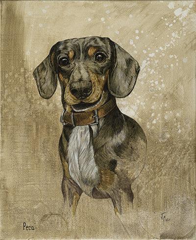 Cuadro de caza "Peca - un brillo en los ojos"