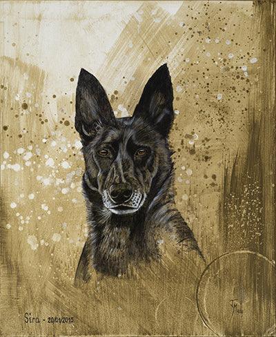 Cuadro de caza "Sira- instinto natural"