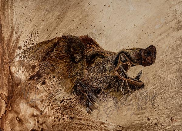 Cuadro de caza "Vakamulo Gallego"