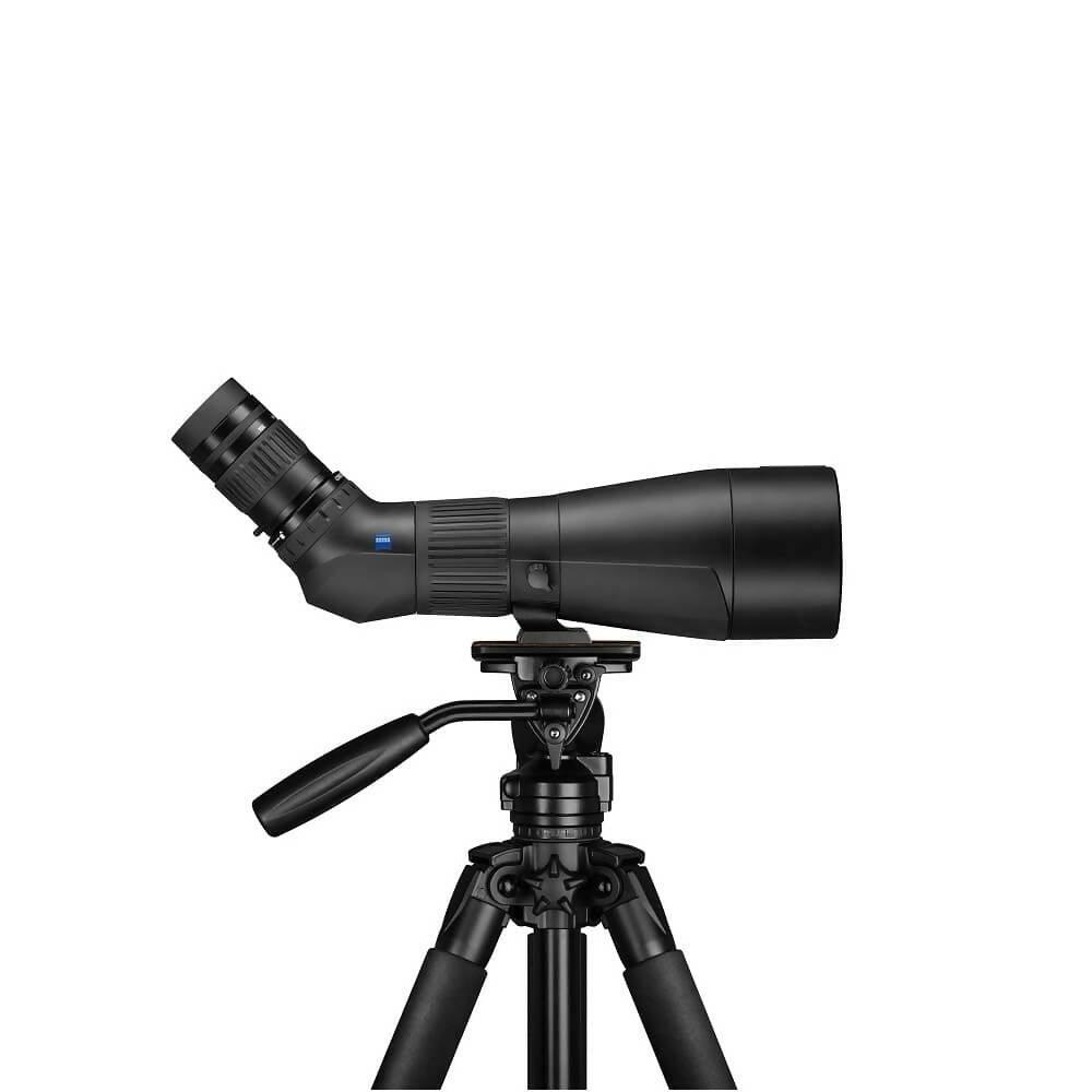 Telescopio ZEISS Conquest Gavia 85 en Tripode de Perfil