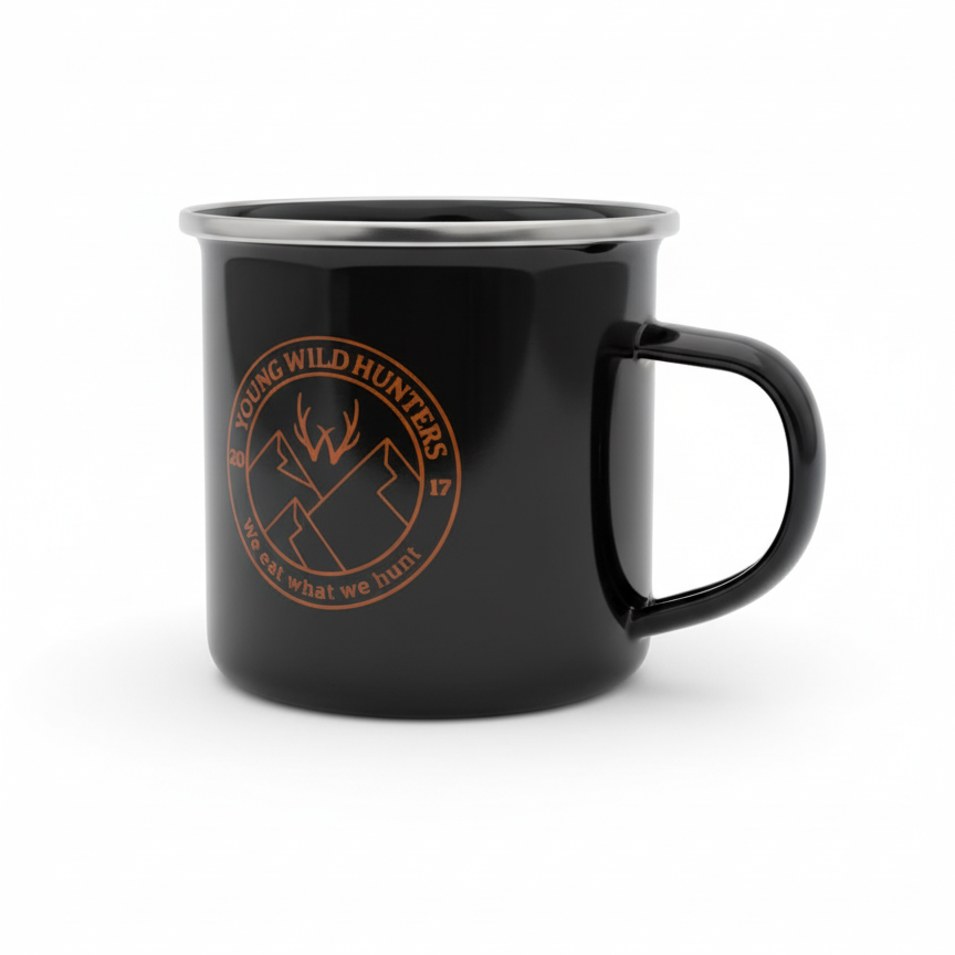 Young Wild Hunters Camping Mug 