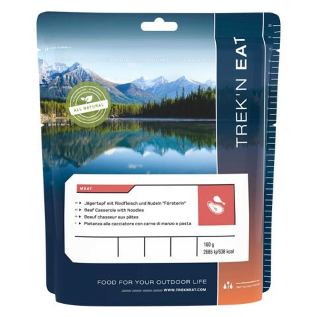 Beef stew with Trek'n Eat noodles