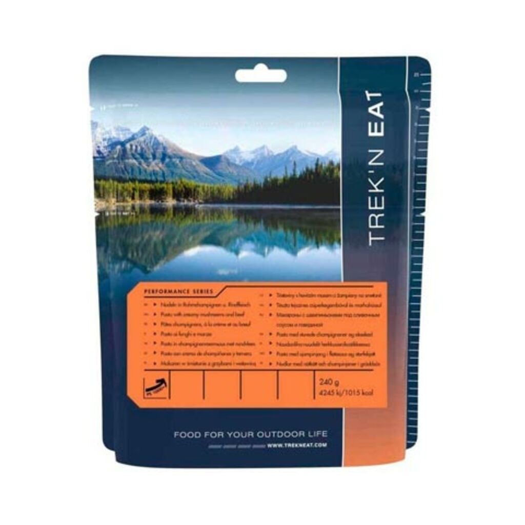 Pasta with mushroom cream and beef Trek'n Eat PS1000+