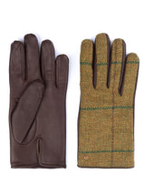 Men's Hunting Glove Tweed/Leather Green