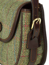  Woman's Hunting Bag Tweed/Khaki Leather