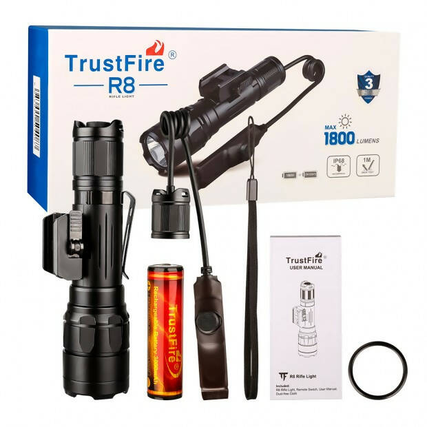 TRUSTFIRE R8 1800 LM Hunting Lantern Kit - New Model 2022-2023