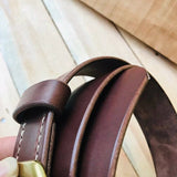 Cinturón de cuero clásico para hombre