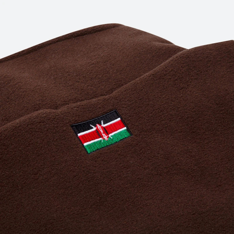 Bandera africana y de Kenya bordada en polar