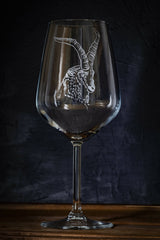 Cup of wine - Iberian Ibex